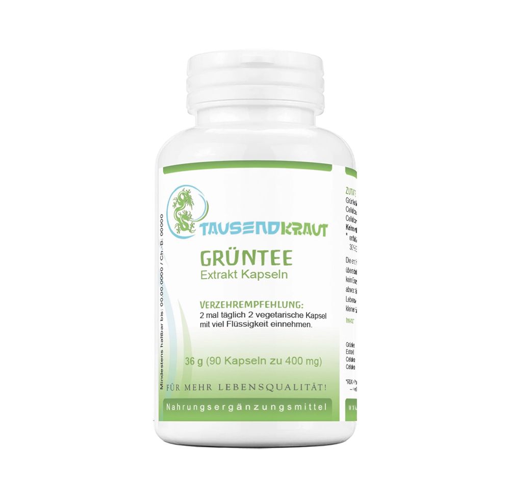 Tausendkraut Grüntee Extrakt Kapseln
