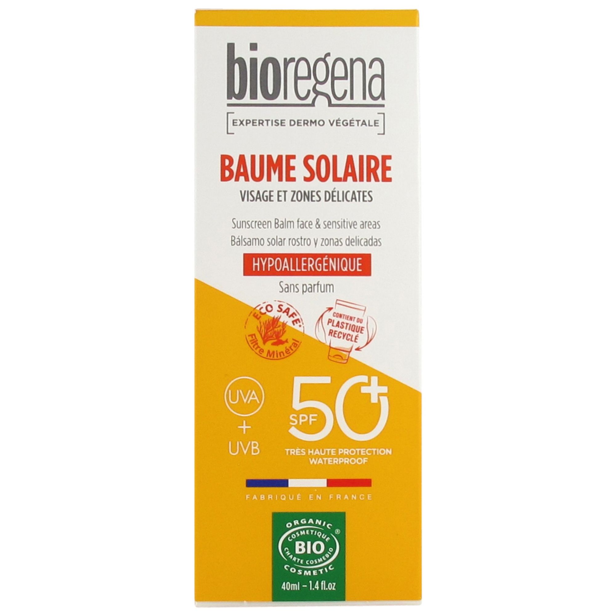 Bioregena Sonnenbalsam Spf50+ Bio 5x4x13,1 cm