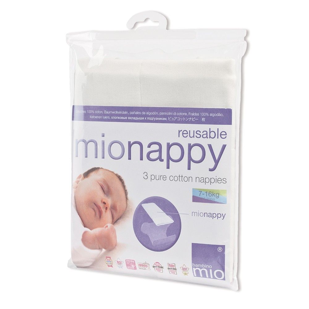 Bambinomio Mionappy wiederverwendbare Stoffwindeln Größe2 7-16kg