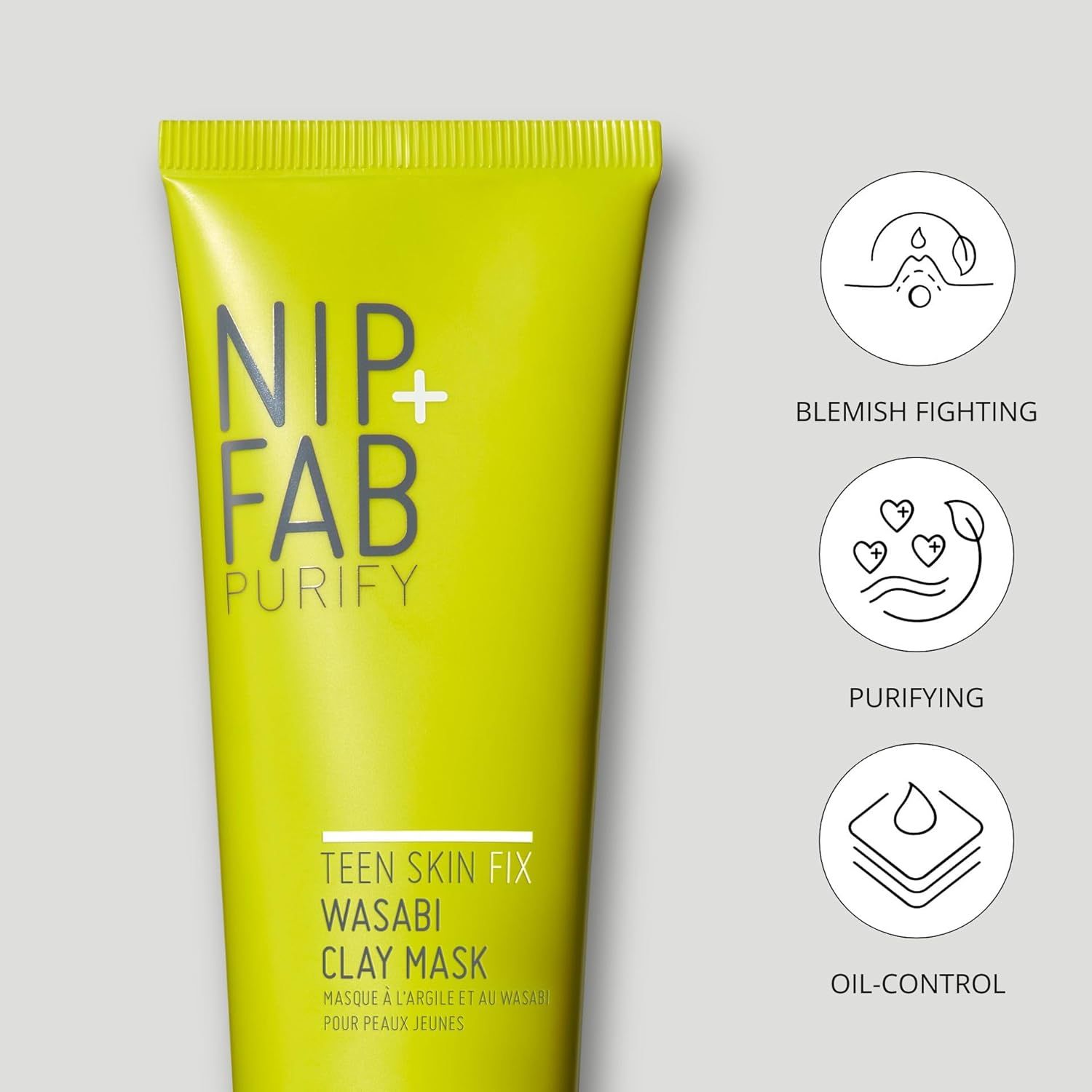 Nip+Fab Teen Skin Fix Wasabi Clay Mask