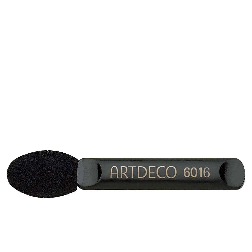 Rubicell-Applikator von Artdeco. Schwarzer Applikator mit schwarzem Schaumstoffkopf. Auf dem Griff steht "ARTDECO 6016".