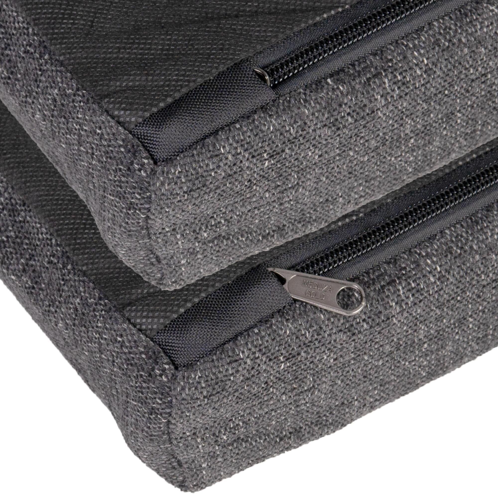 orthopädische Hundematte "Abbey", Easy Clean-Webstoff, Farbe Dunkelgrau 70 x 55