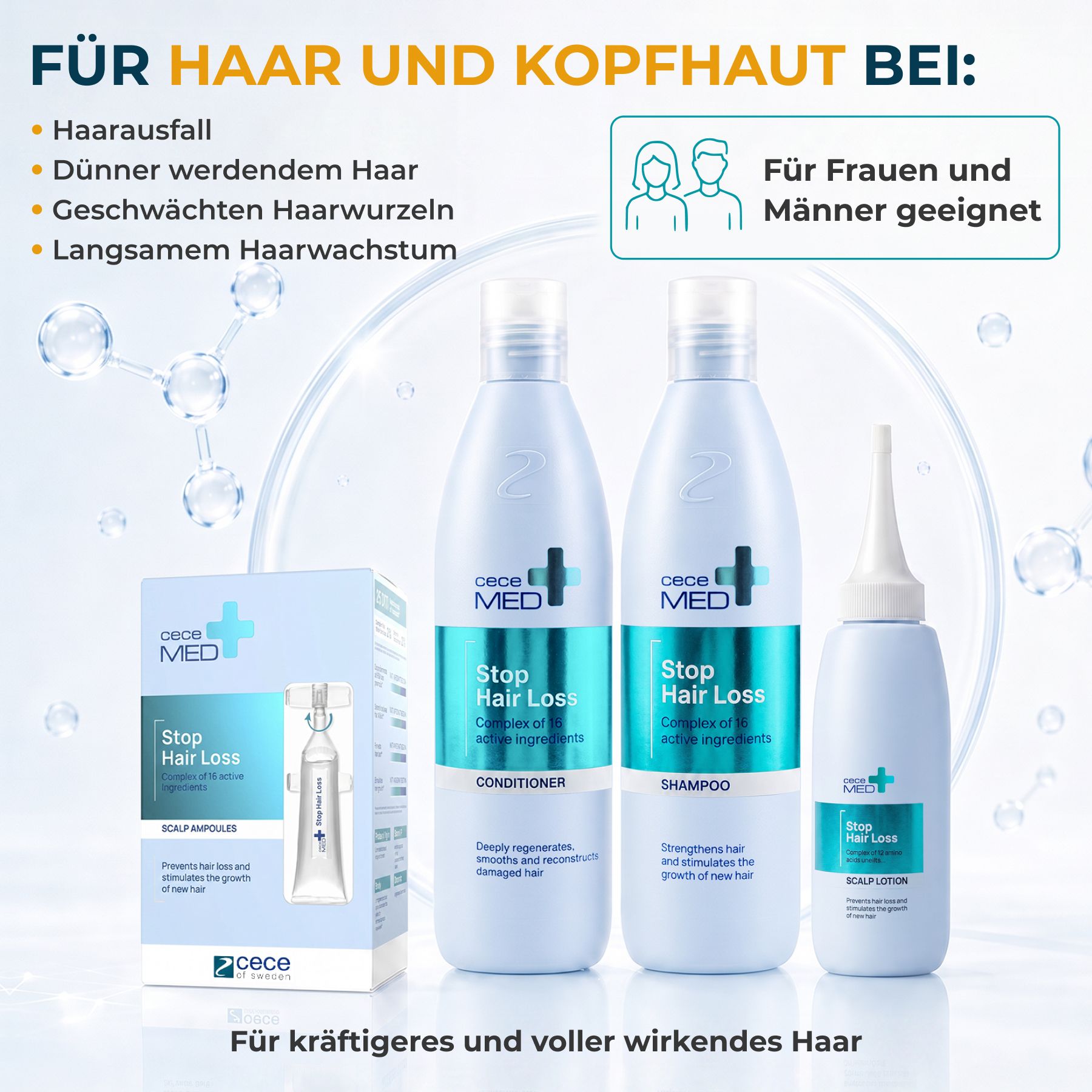 CECE MED Haarspülung Repair Für Haarwachstum