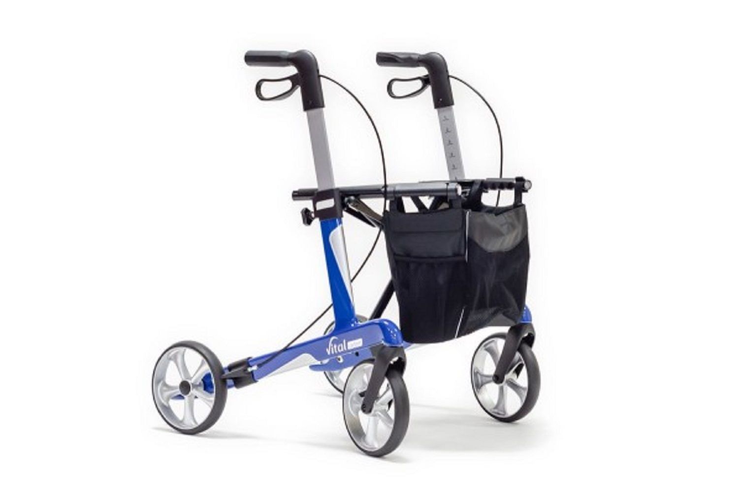 Russka Rollator Vital carbon 62 blau
