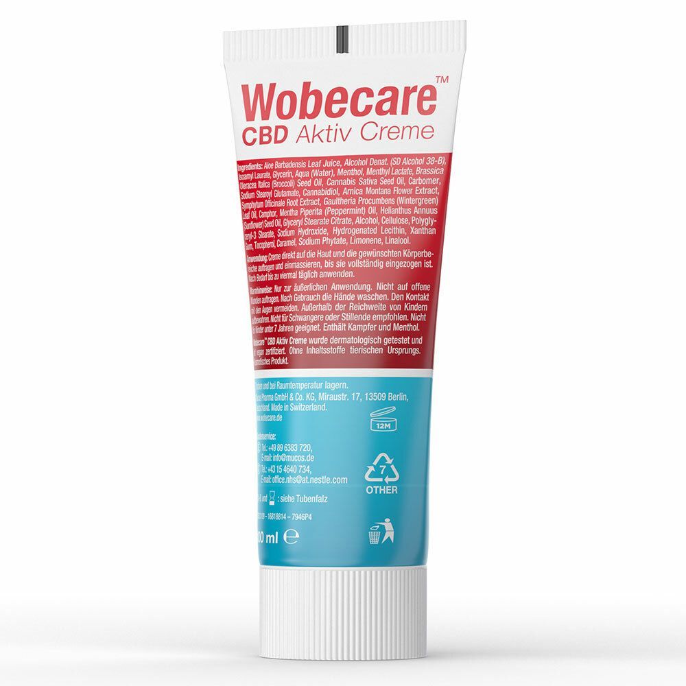 Wobecare CBD Aktiv Creme 100 ml