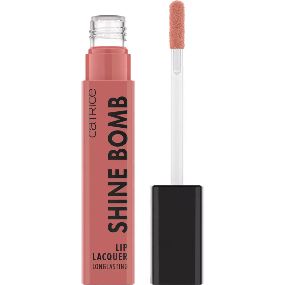 Catrice Shine Bomb Lip Lacquer, rosa, mit Applikator.