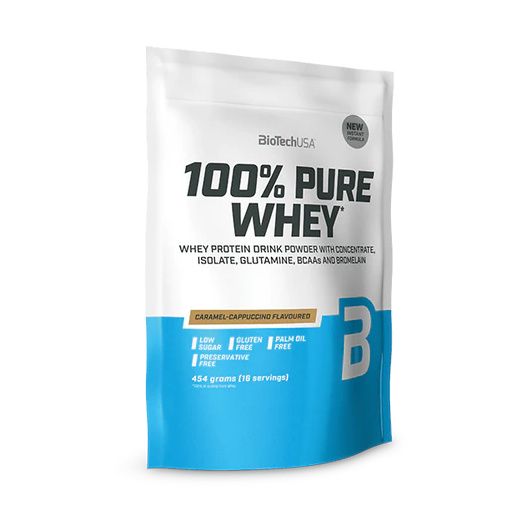 BioTech 100% Pure Whey - Karamell Cappuchino