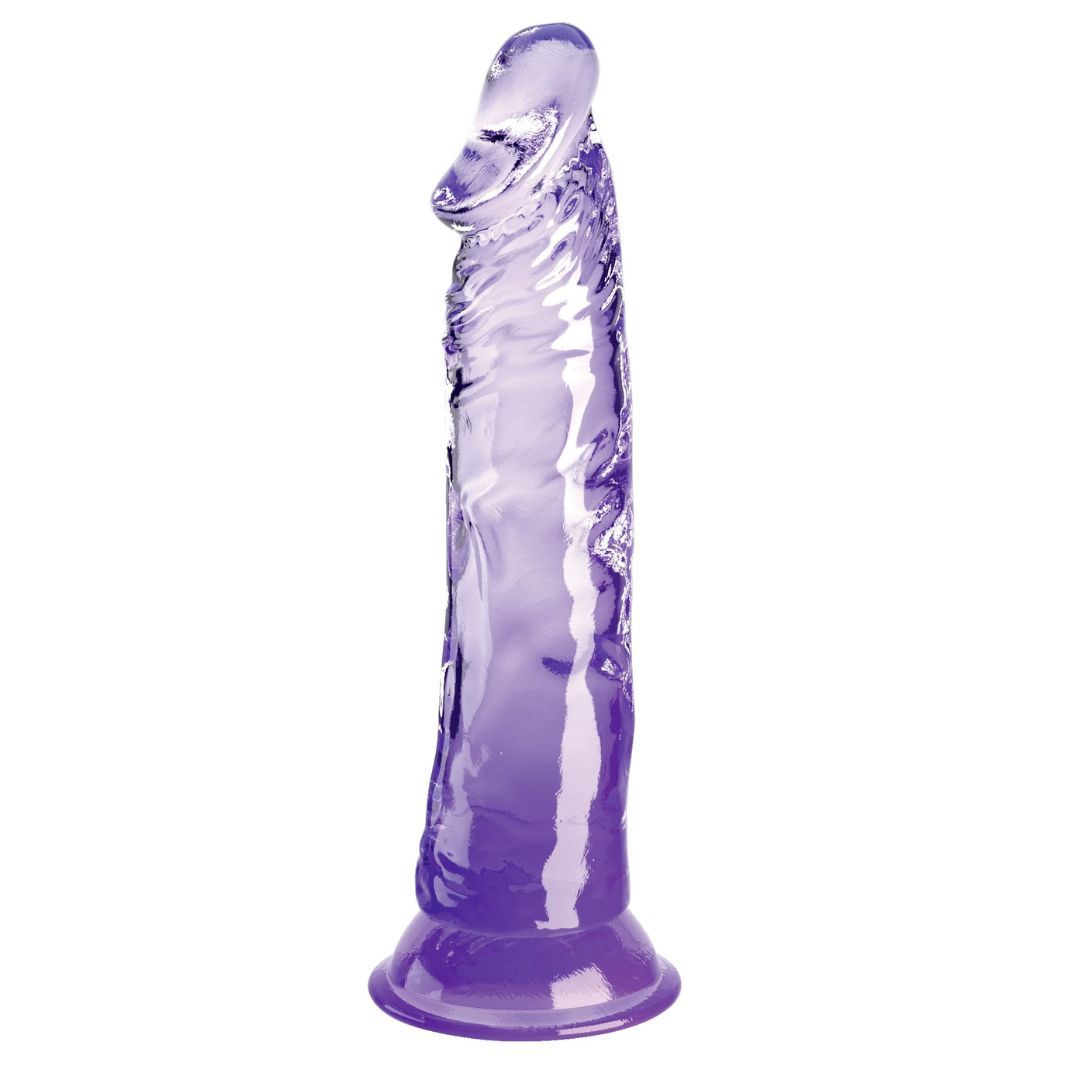 Naturdildo mit Saugfuß, King Cock Clear 1 St