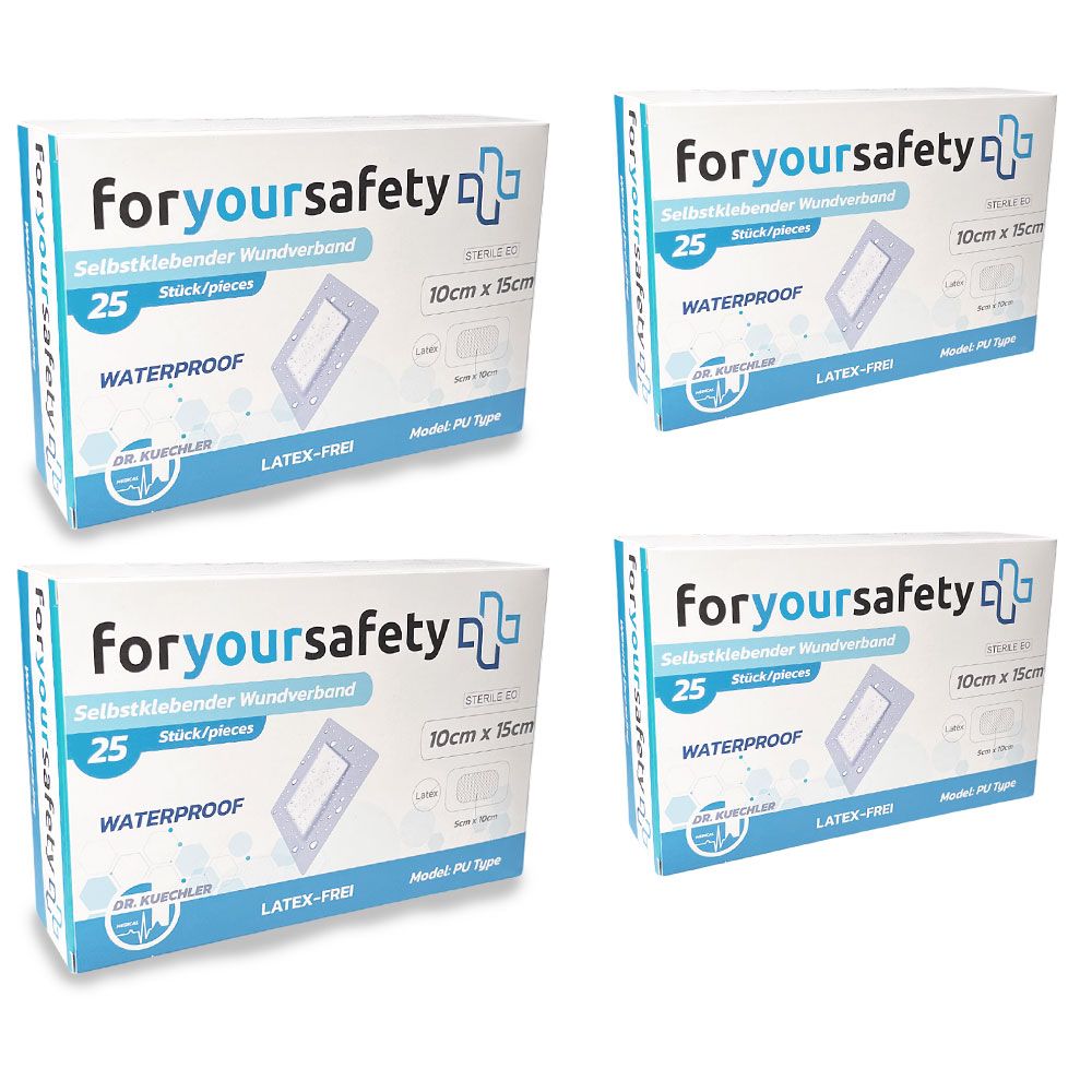 Dr. Kuechler Medical® Großpaket Duschpflaster, Wundpflaster, wasserfest, steril