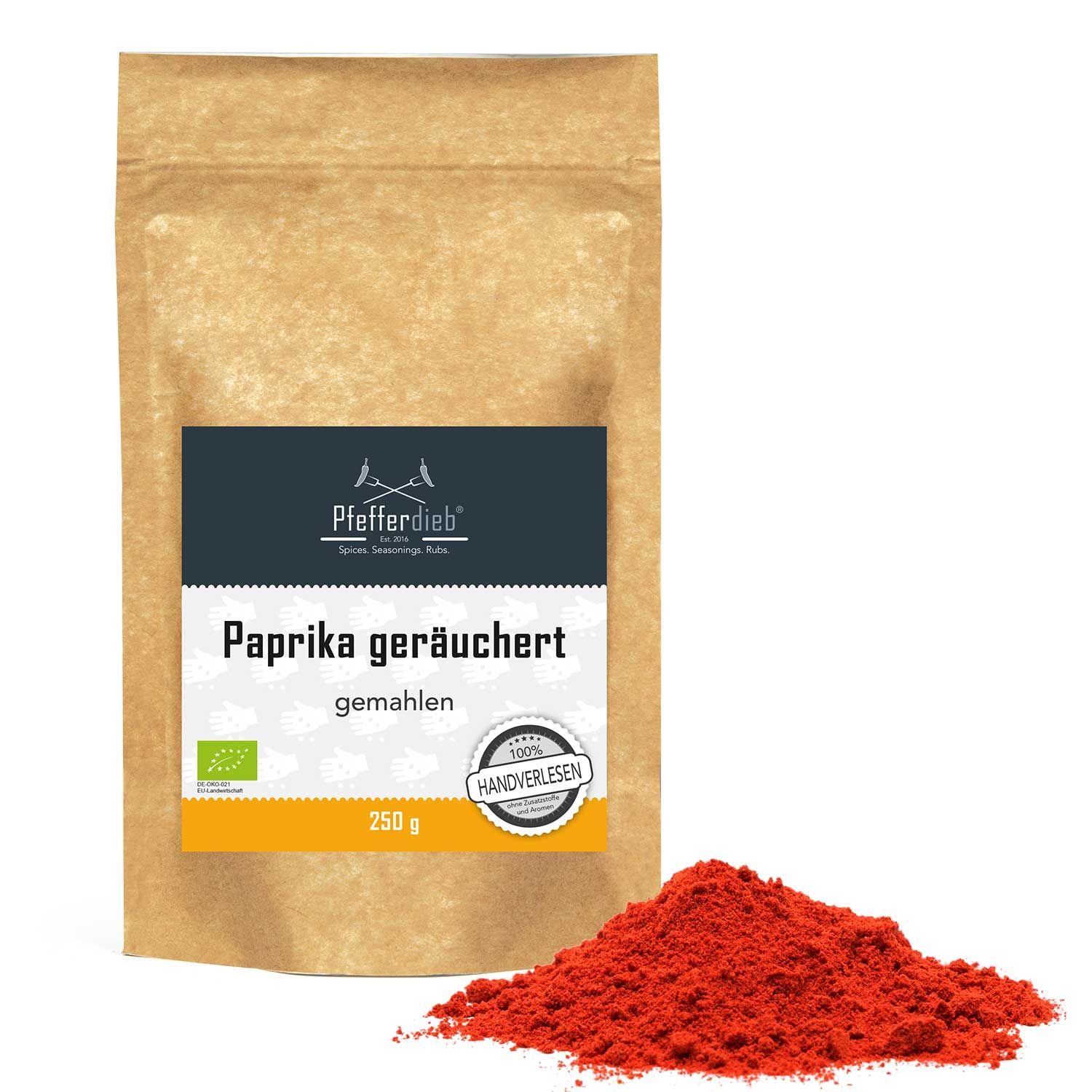 Pfefferdieb - Paprika geräuchert (Pimenton) gemahlen bio