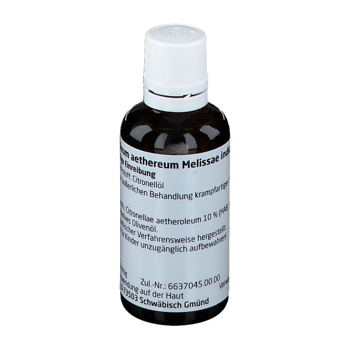 Oleum Aethereum Melissae Indicum 10 %