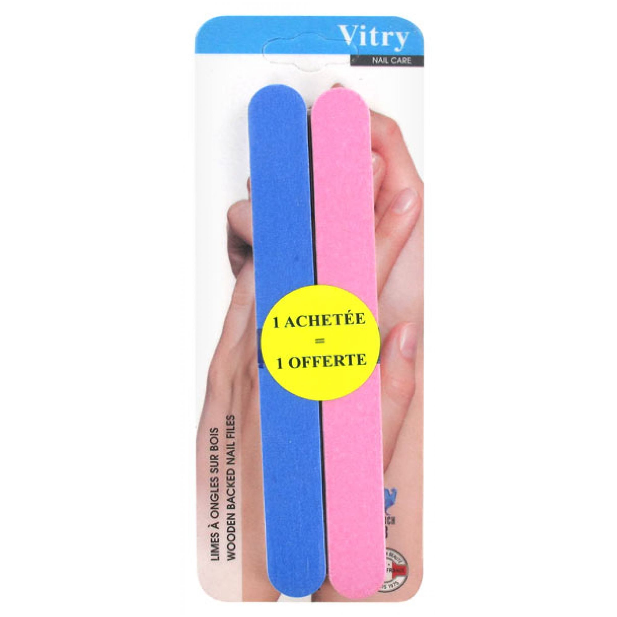 Vitry Set m.5 Feilen amerikanisch Korund/Holz 1 St