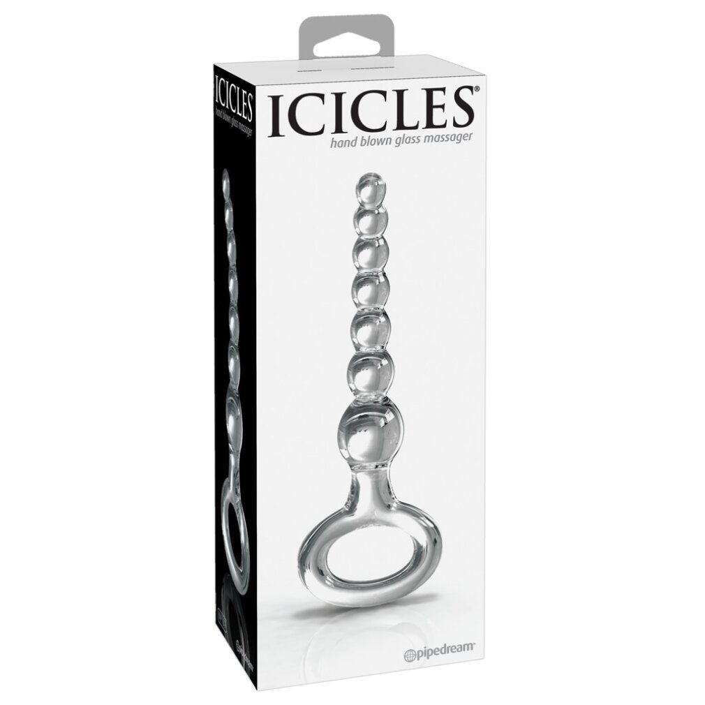 Glas-Analkugelkette „No. 67“ | Aufregende Form | Icicles