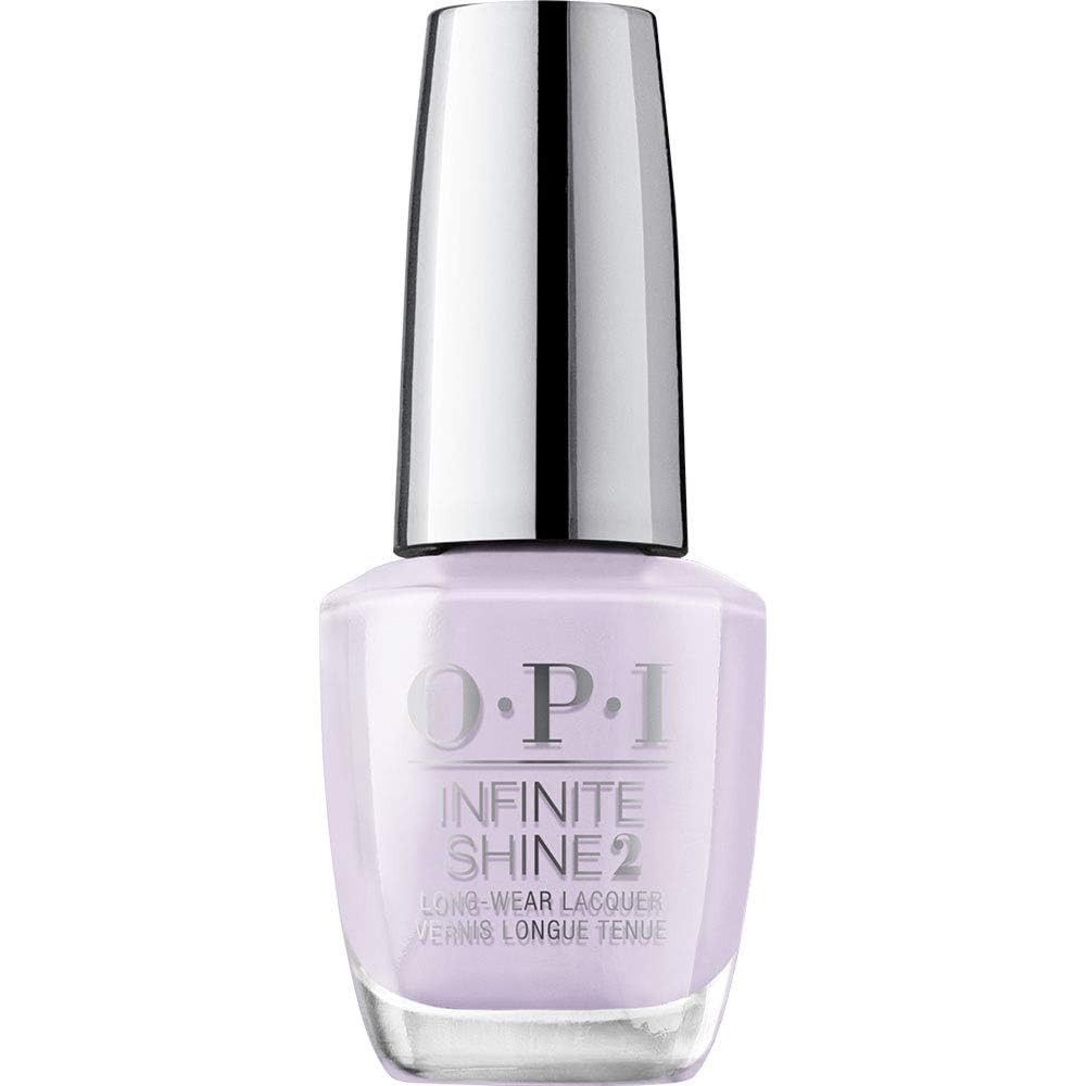 Nagellackflasche mit silbernem Deckel. Aufschrift: OPI Infinite Shine 2.