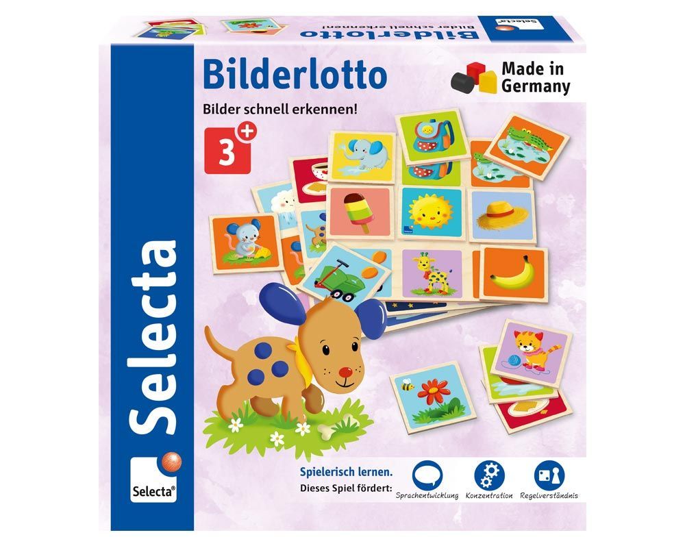 Holzspielzeug - Bilderlotto, 30 Teile