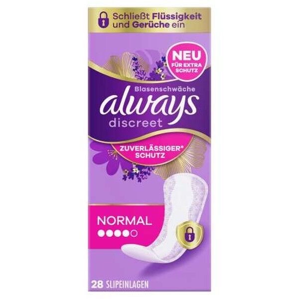 Always Discreet Inkontinenz-Slipeinlagen Normal