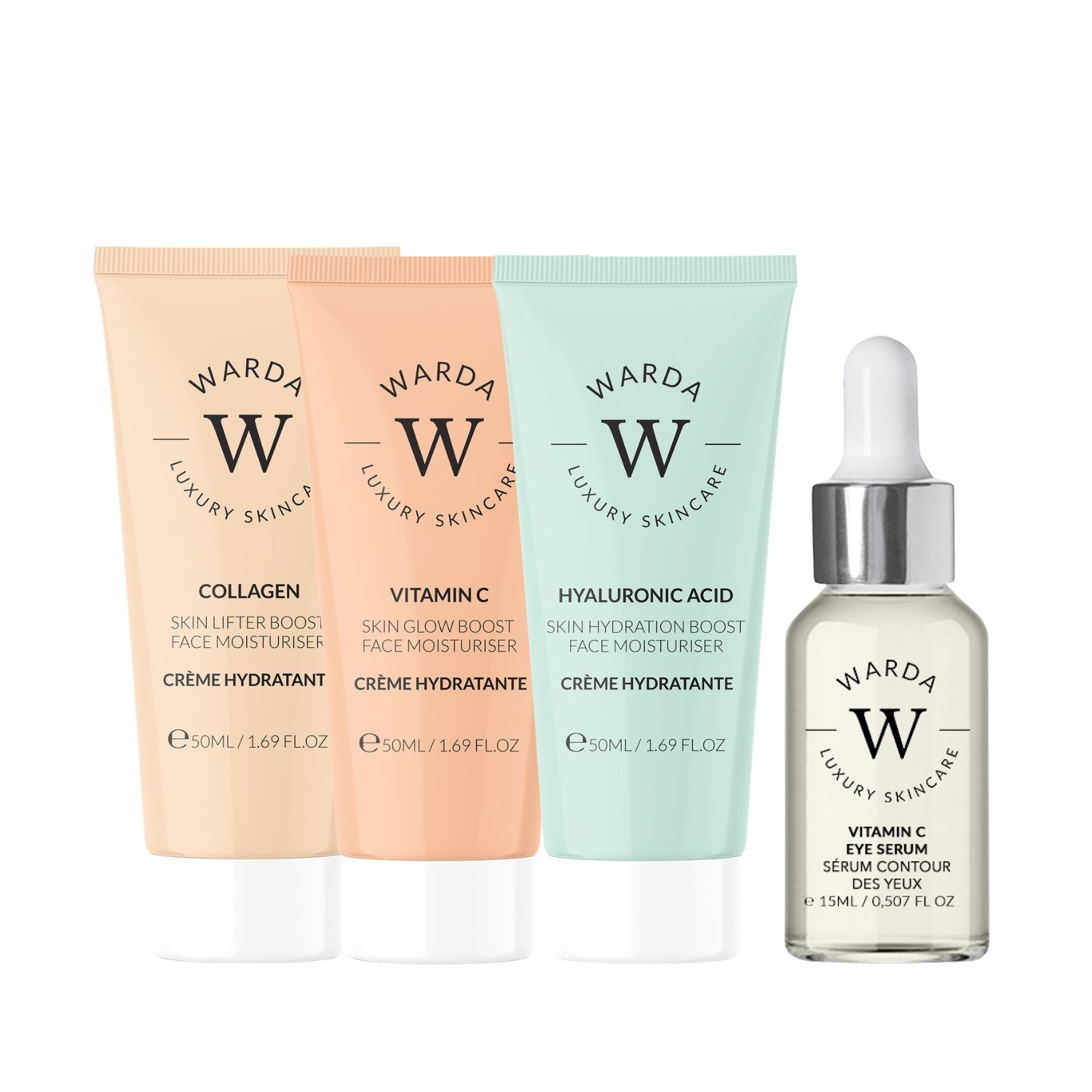 Warda Luxury Skincare Vitamin C Glow & Collagen Lift Set 1 St