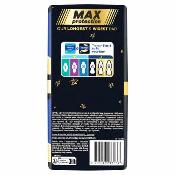 always Binde Ultimate Night - Max Protection