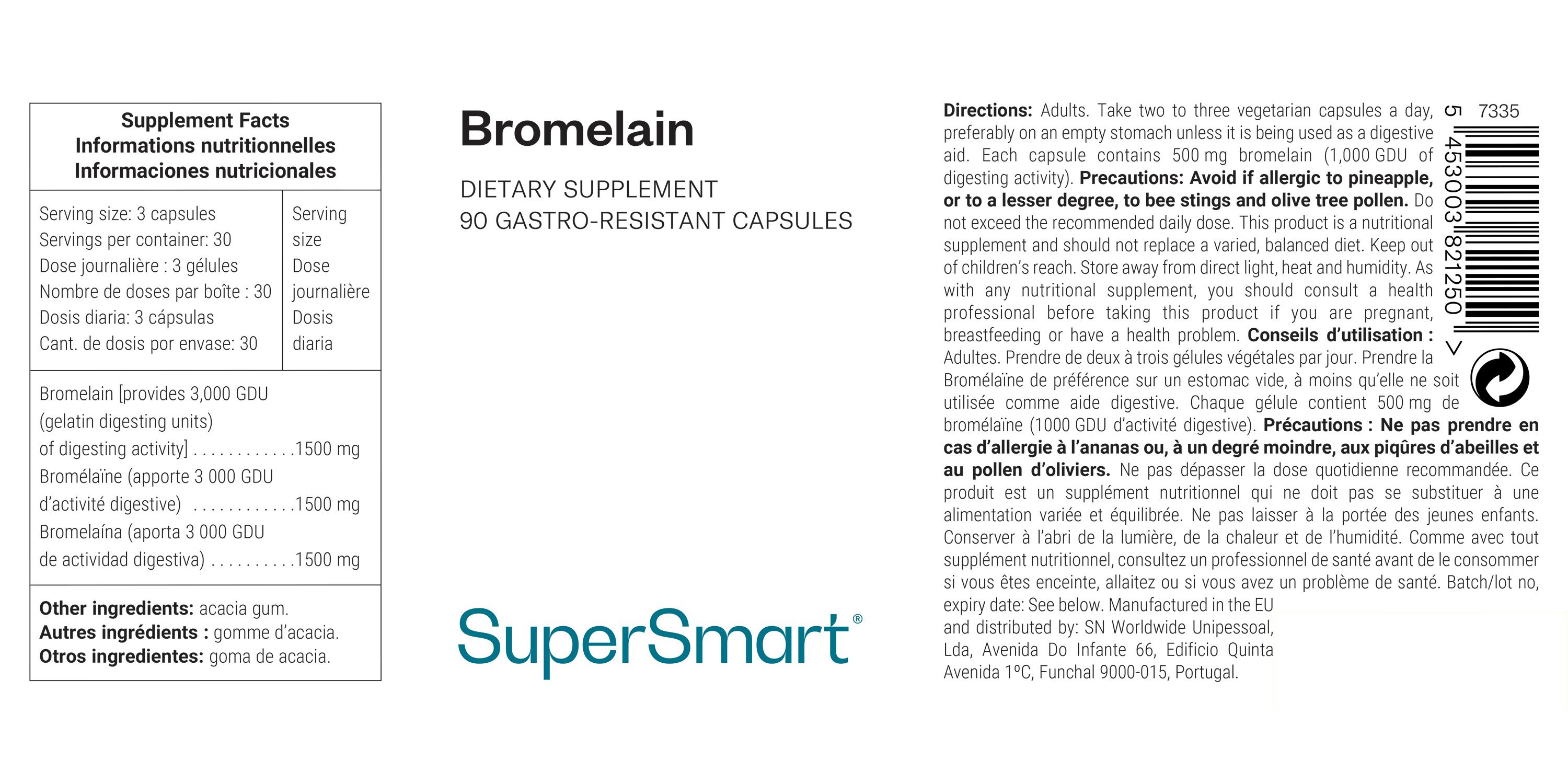 SuperSmart - Bromelain 90 St