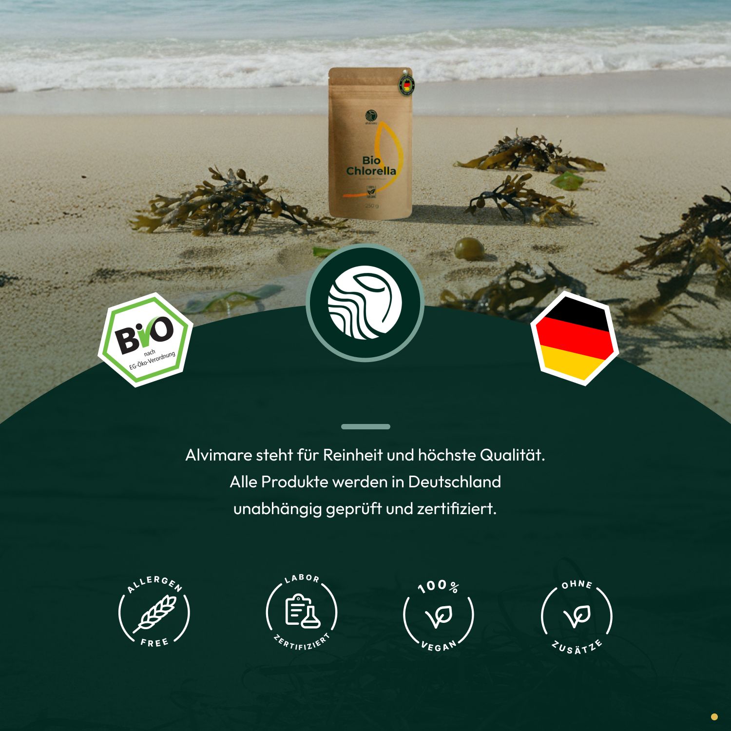 Alvimare Bio Chlorella Pulver