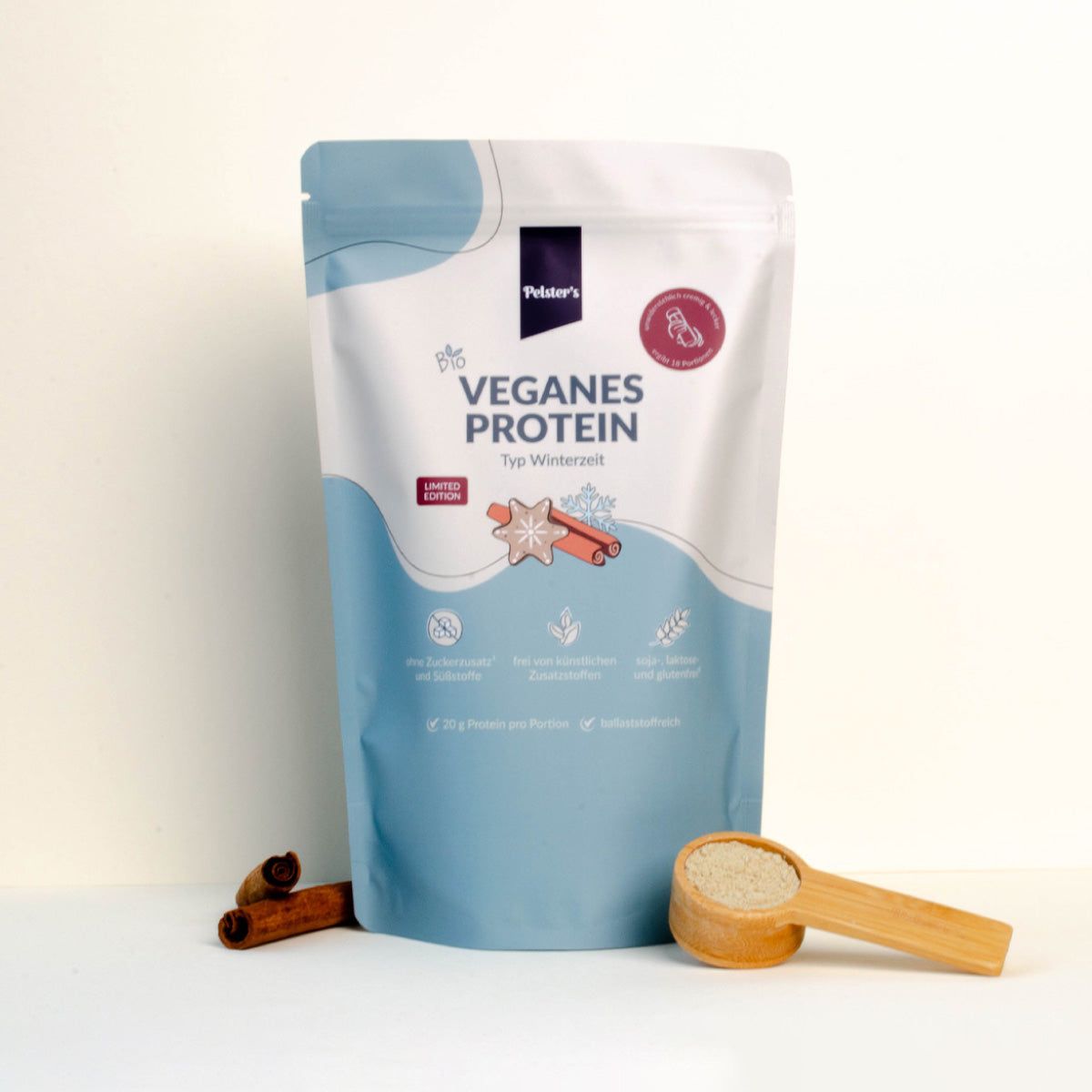 Pelster's Veganes Bio Proteinpulver Typ Winterzeit - Limited Edition