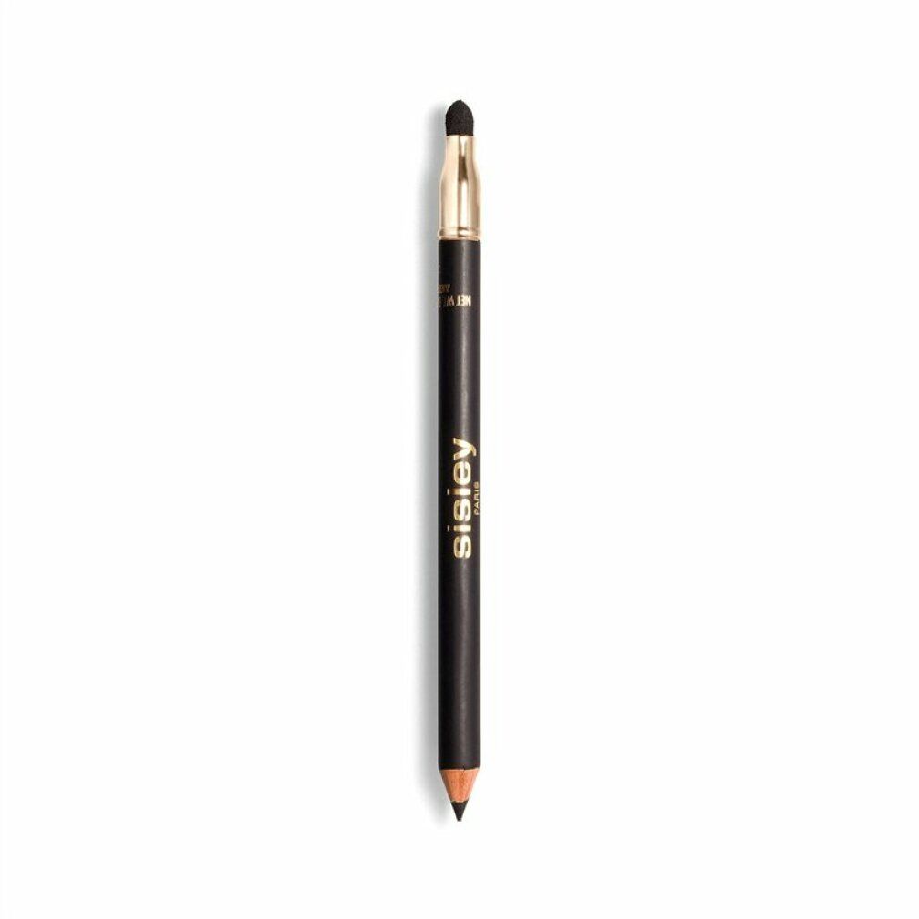 Schwarzer Sisley Phyto-Khol Perfect Eyeliner-Stift mit Applikator. Goldfarbener Schaft.