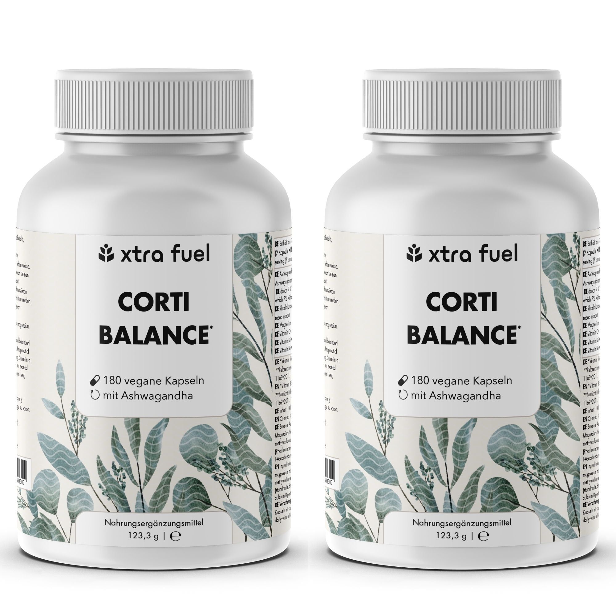 Xtra Fuel Corti Balance - Anti-Stress Nährstoffmix mit Ashwagandha, Rhodiola & Vitamin B6 246 g Kapseln