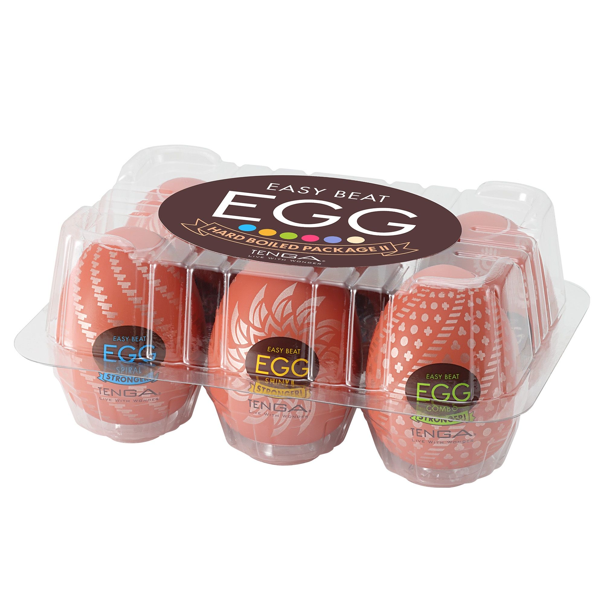 TENGA EGG HARD BOILED PACKAGE II 6-tlg. Egg-Masturbatoren