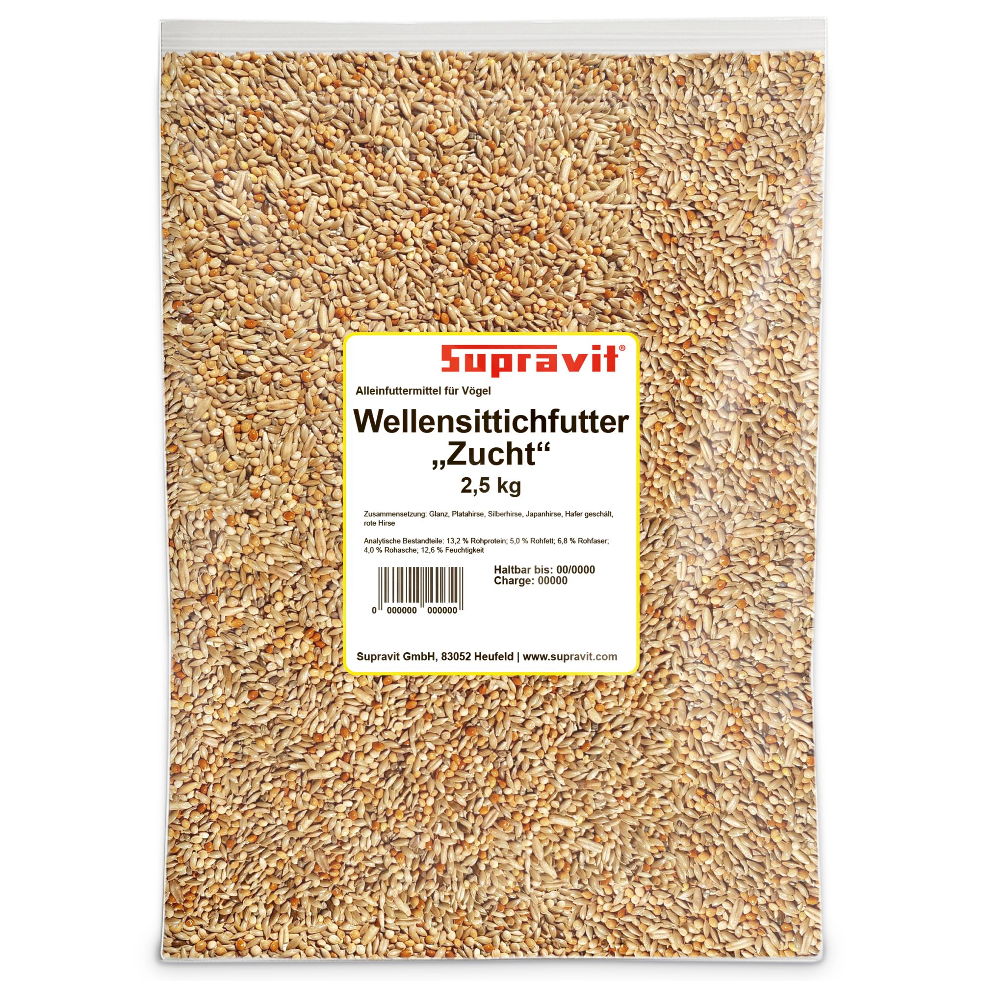 Supravit Wellensittichfutter Zucht - die ideale Zuchtmischung