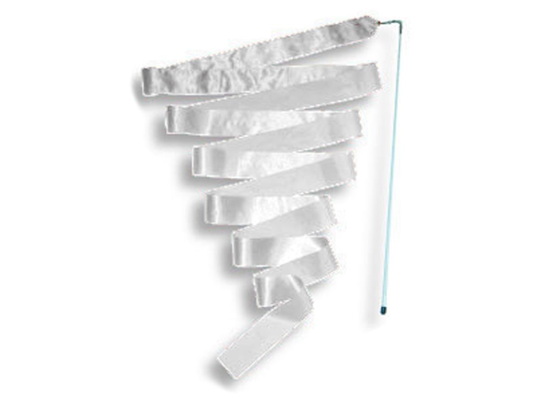 tanga sports® Wettkampf-Gymnastikband, Weiß