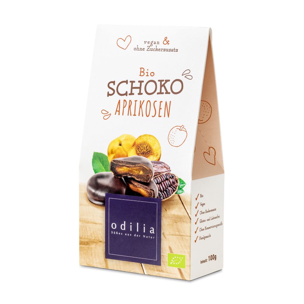 odilia Bio Schoko Aprikosen 100 g Schokolade