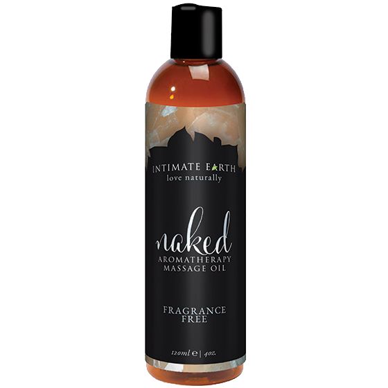 Intimate Earth *Naked* (Neutral) natürliches Massage-Öl ohne Duftstoffe