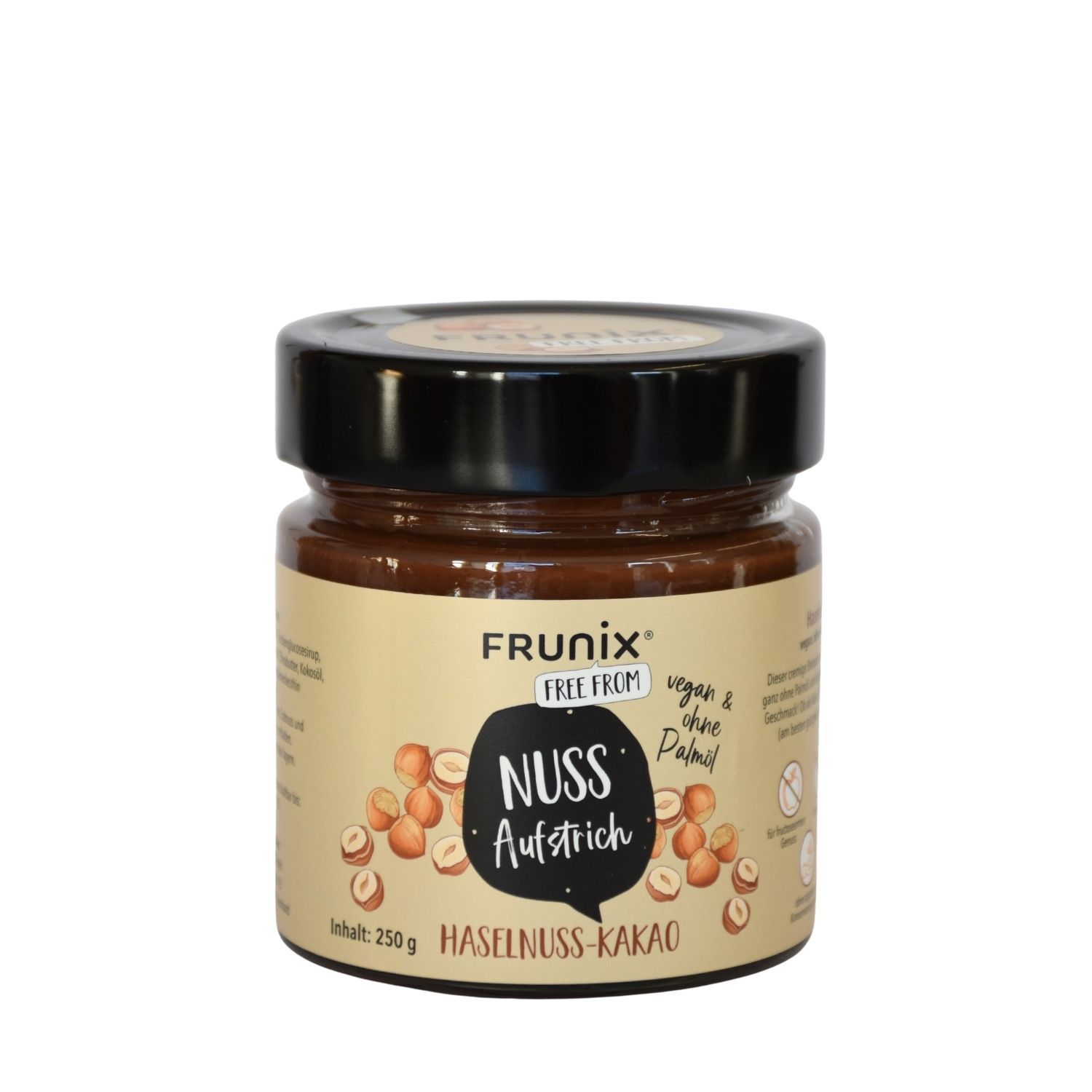 Frunix® Haselnuss-Kakao-Aufstrich, vegan 250 g Brotaufstrich