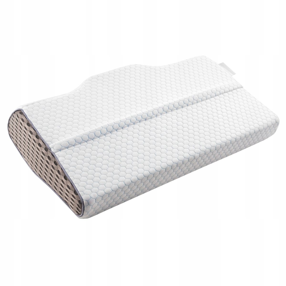 Medi Sleep Orthopädisches Nackenstützkissen 50 x 30 cm aus Memory-Schaum mit abnehmbarem Bezug