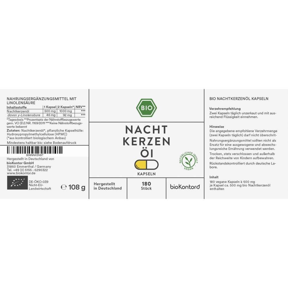 bioKontor Nachtkerzenöl Kapseln