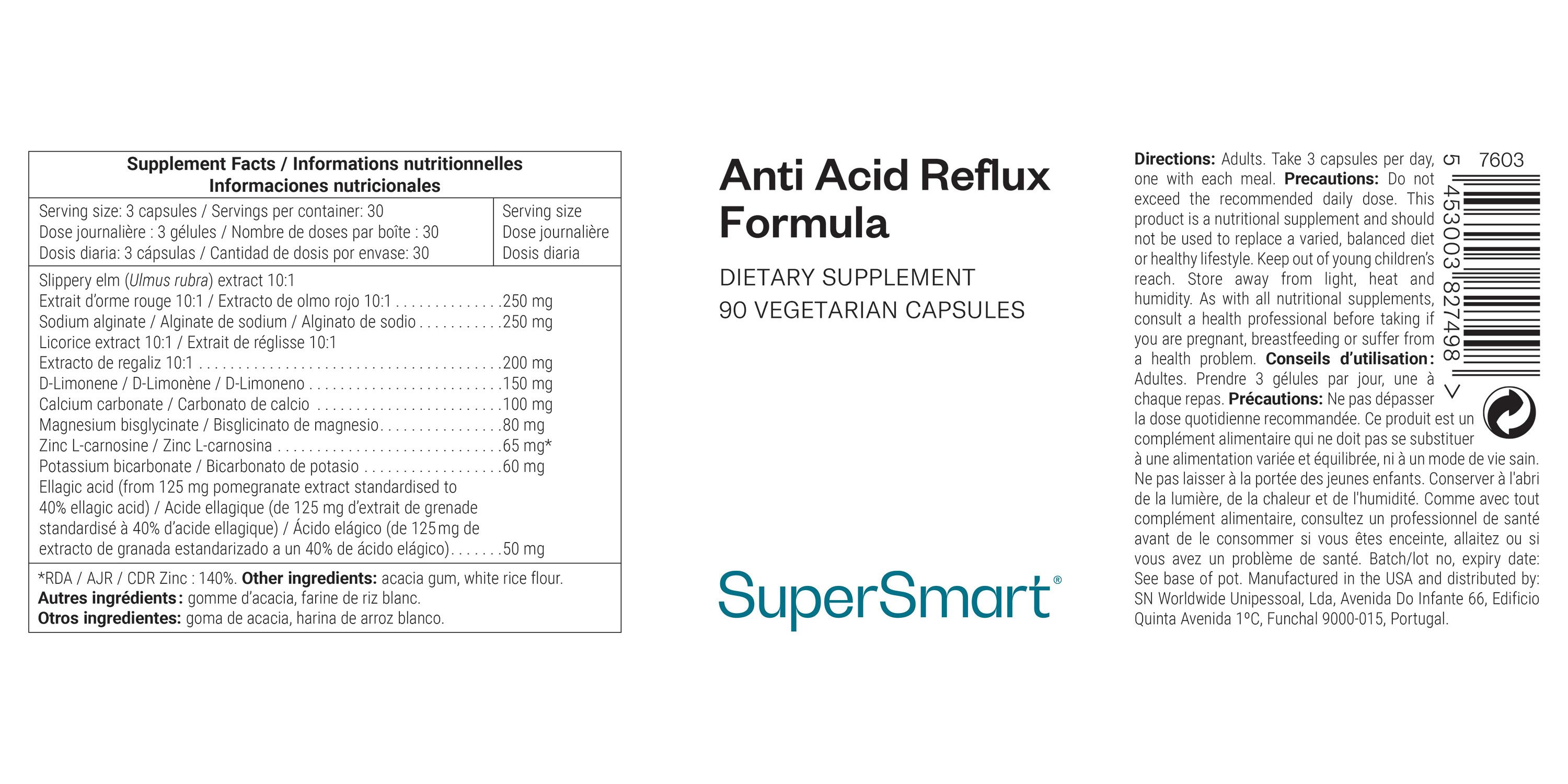 Anti-Säurereflux-Formel - SuperSmart