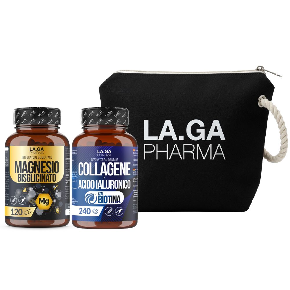 LA.GA Bundle Bellezza & Energia – Collagene + Magnesio + Pochette Omaggio