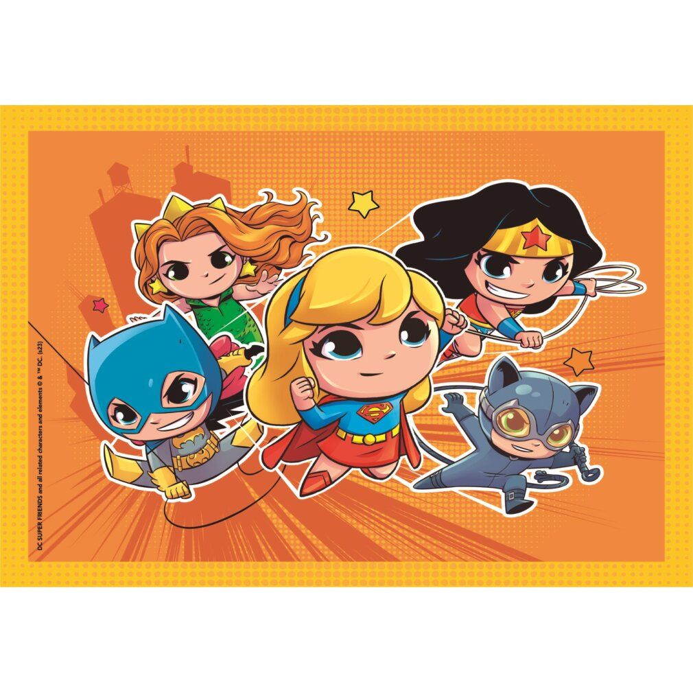 clementoni Puzzle dc Super Friends 4in1 (12+16+20+24 Teile)