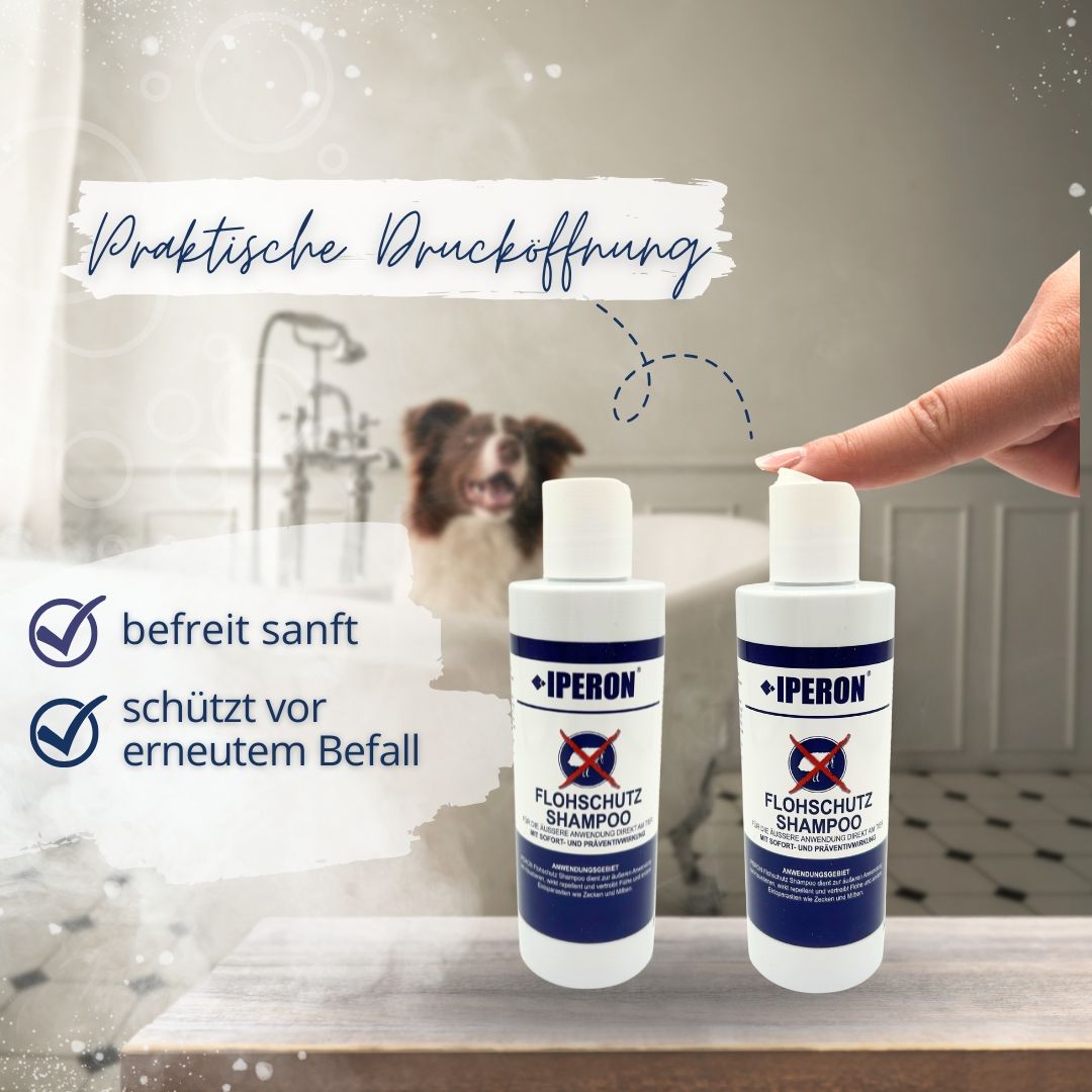 IPERON® Flohschutz Trio - Lotion, Shampoo & Puder im Set
