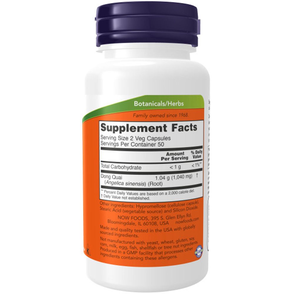 Now Foods, Dong Quai, 520mg