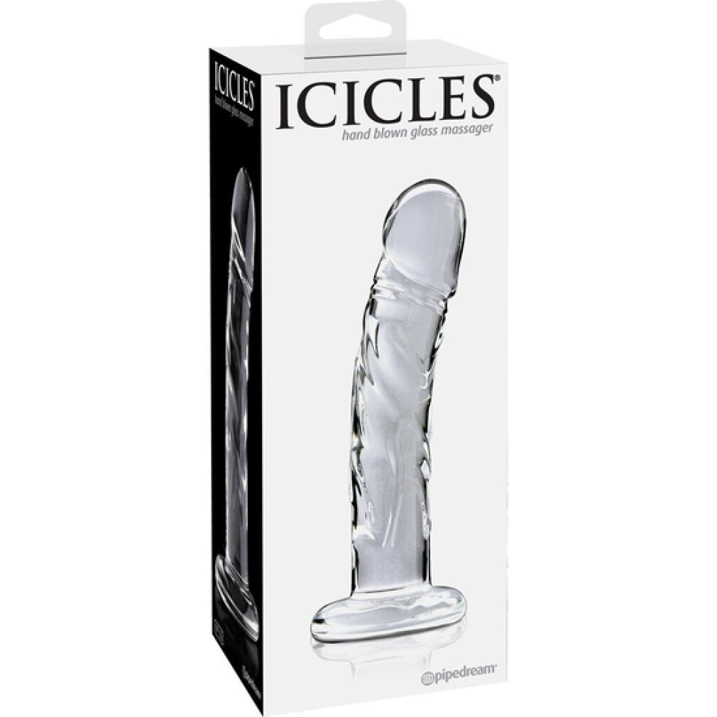 Glasdildo „No. 62“ | Heiß- und Kalt-Stimulation, antiallergen | Icicles