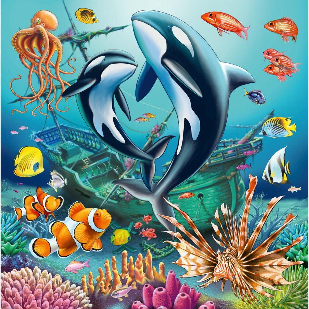 Ravensburger - Puzzle unter Wasser 3x49p