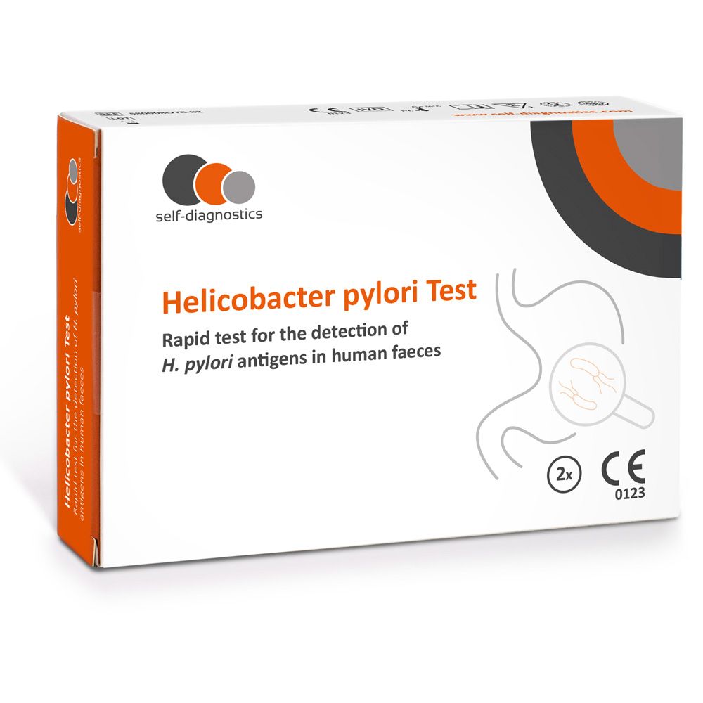 self-diagnostics Helicobacter pylori Stuhltest - Schnelltest für zu Hause 2 St