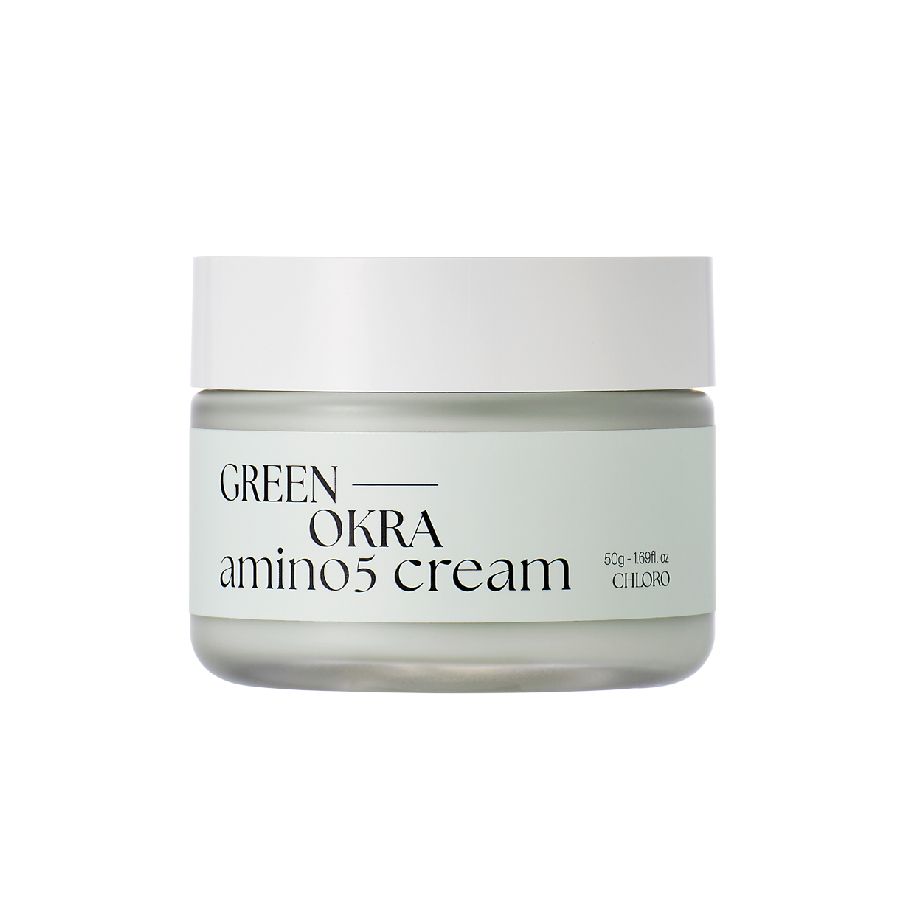 Chloro Green Okra Amino 5 Cream – Straffende & festigende Gesichtscreme mit Okra-Extrakt 50 ml