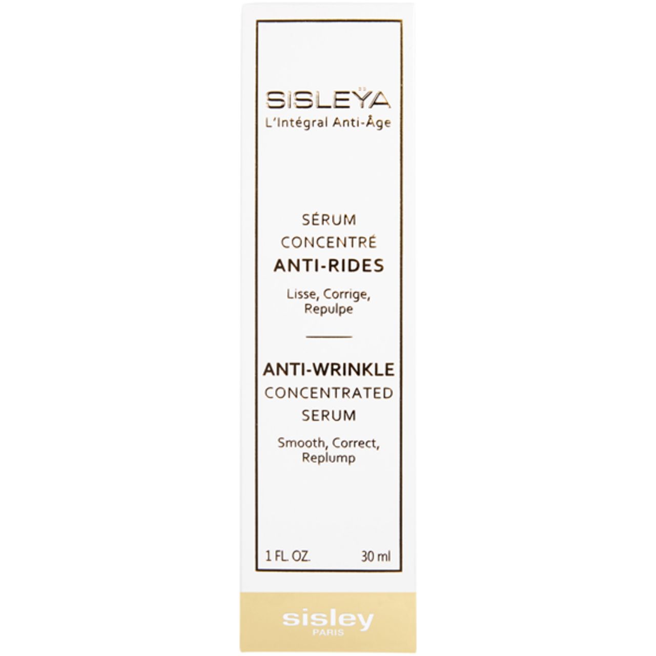 Schachtel mit Produktinformationen. Produktname und Text sind sichtbar. 1 FL OZ und 30 ml.