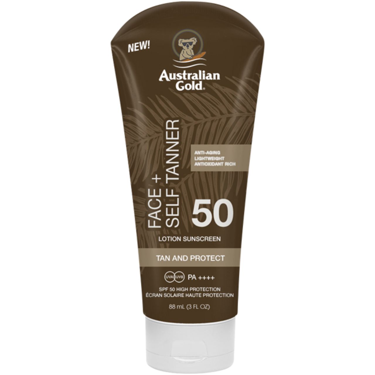 Australian Gold Sonnenschutz Face with Self Tanner