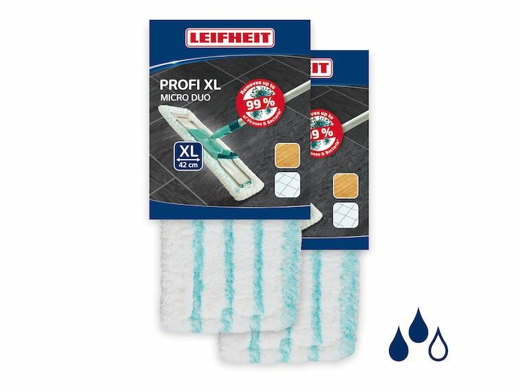 Leifheit Set Wischbezug Profi XL micro duo 2 St