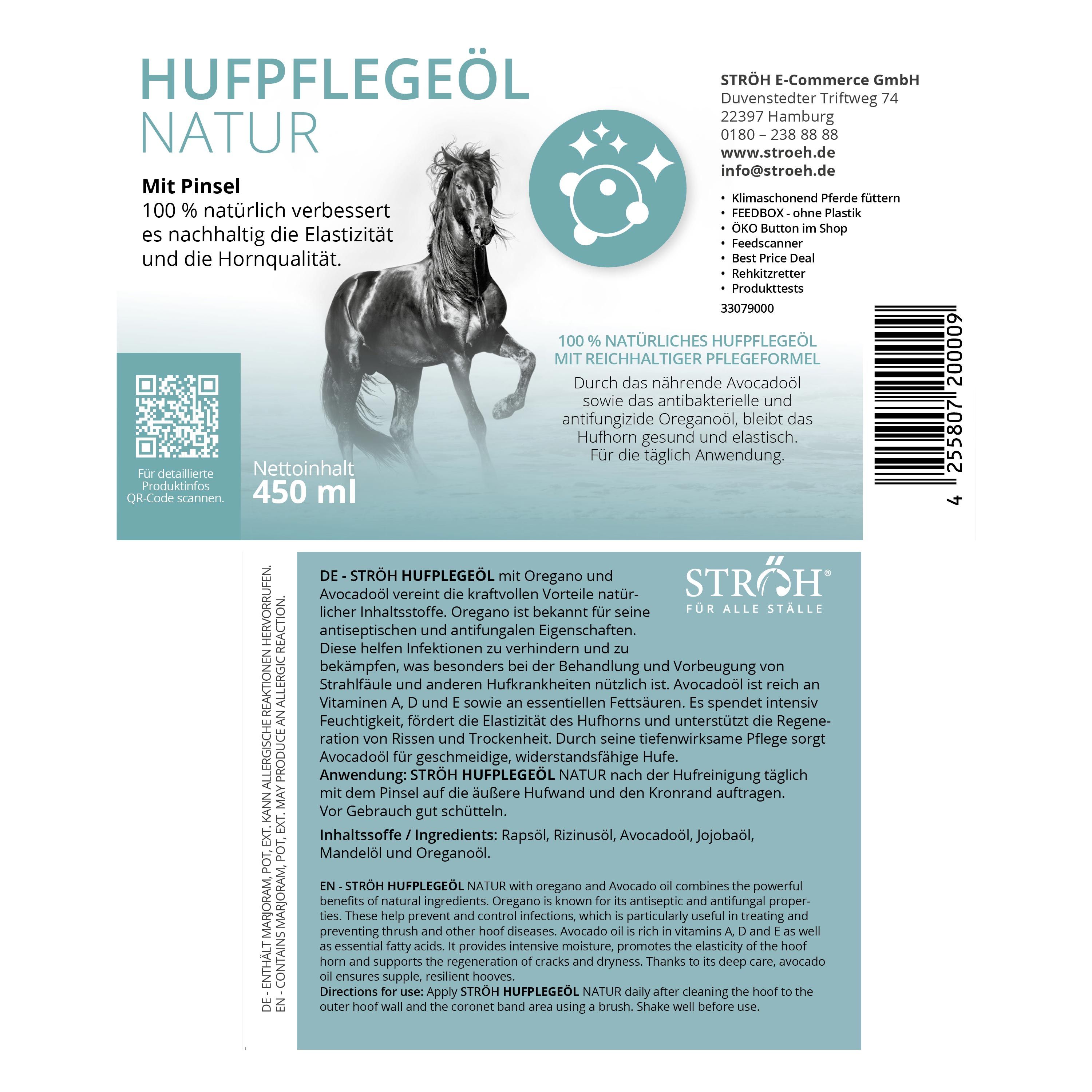 STRÖH Hufpflegeöl NATUR