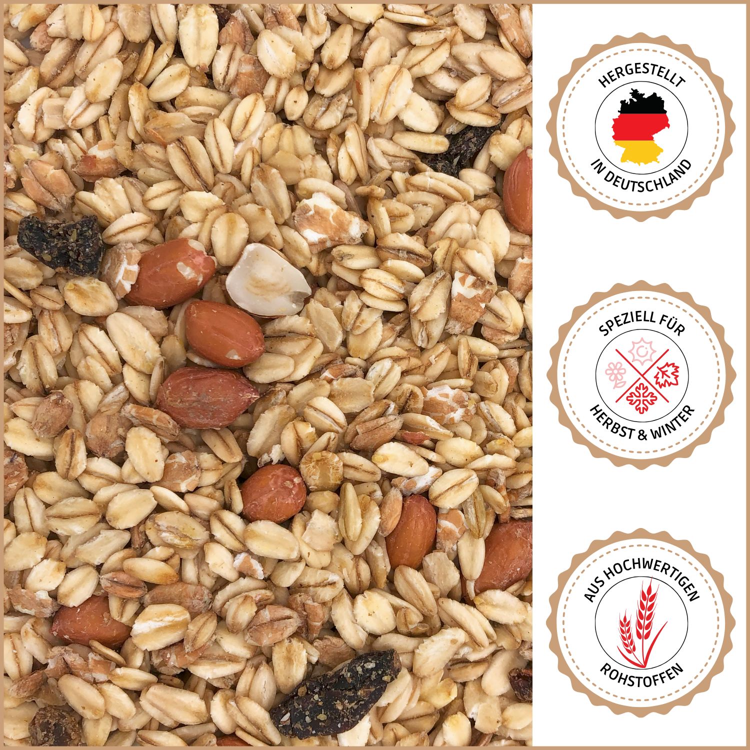 Supravit Premium Fettfutter für Wildvögel - schmackhaftes Vogelfutter & Winterfutter für Vögel