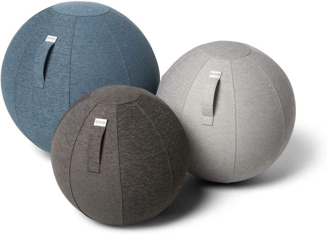VLUV STOV Sitzball-Stoff Anthrazit 60 - 65 cm